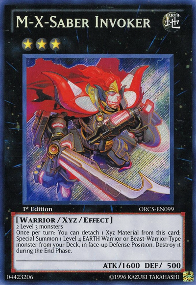 M-X-Saber Invoker [ORCS-EN099] Secret Rare | Event Horizon Hobbies CA