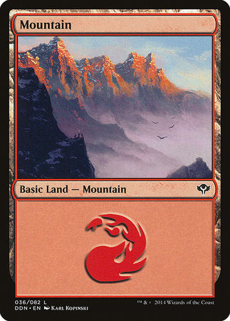 Mountain (36) [Duel Decks: Speed vs. Cunning] | Event Horizon Hobbies CA