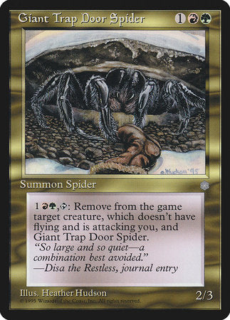 Giant Trap Door Spider [Ice Age] | Event Horizon Hobbies CA