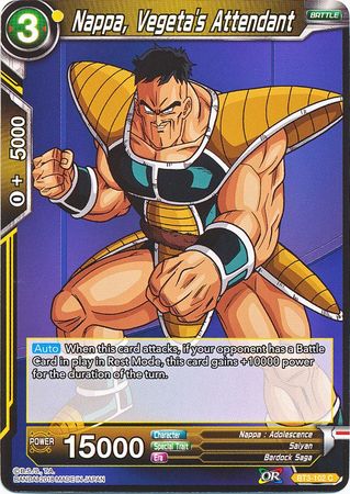 Nappa, Vegeta's Attendant (BT3-102) [Cross Worlds] | Event Horizon Hobbies CA