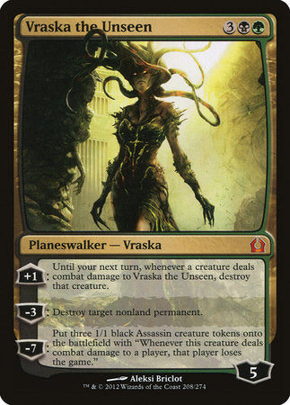 Vraska the Unseen [Return to Ravnica] | Event Horizon Hobbies CA