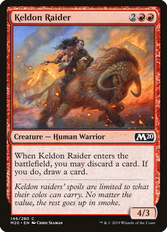 Keldon Raider [Core Set 2020] | Event Horizon Hobbies CA