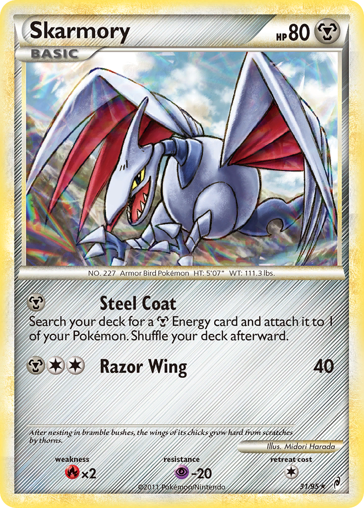 Skarmory (31/95) [HeartGold & SoulSilver: Call of Legends] | Event Horizon Hobbies CA