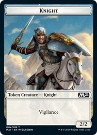 Knight // Pirate Double-sided Token [Core Set 2021 Tokens] | Event Horizon Hobbies CA