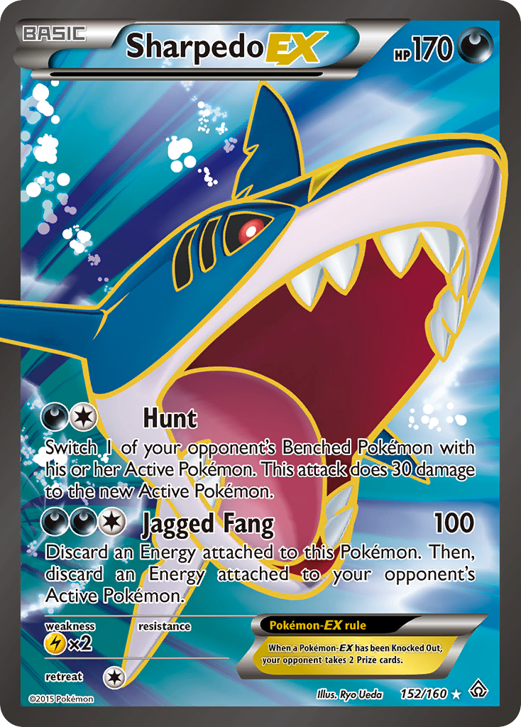 Sharpedo EX (152/160) [XY: Primal Clash] | Event Horizon Hobbies CA