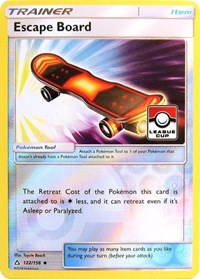 Escape Board (122/156) (League Promo) [Sun & Moon: Ultra Prism] | Event Horizon Hobbies CA