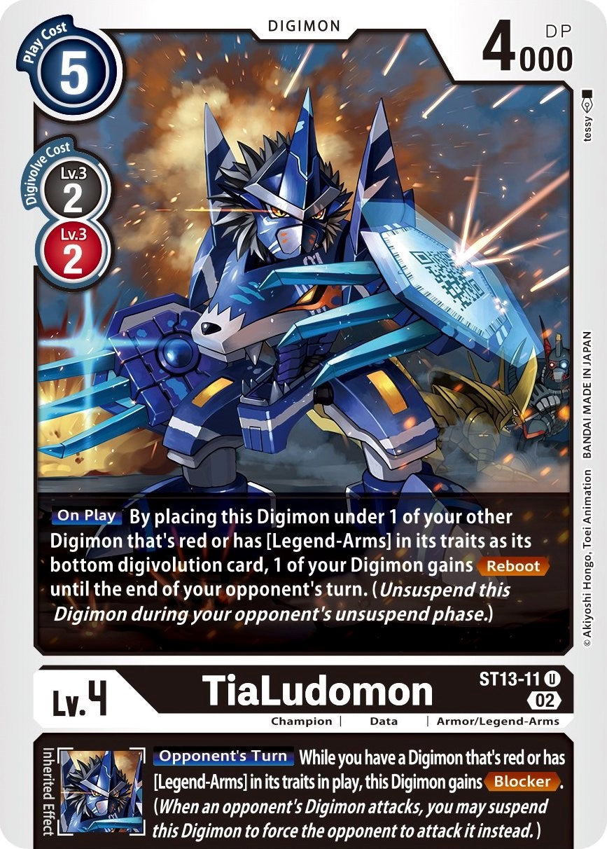 TiaLudomon [ST13-11] [Starter Deck: Ragnaloardmon] | Event Horizon Hobbies CA