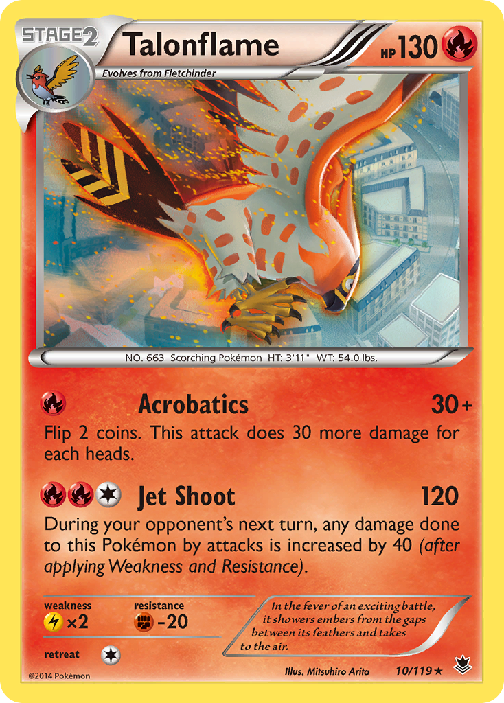 Talonflame (10/119) [XY: Phantom Forces] | Event Horizon Hobbies CA