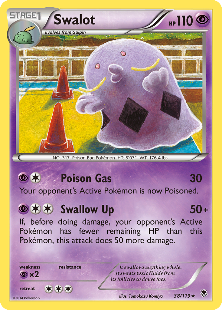 Swalot (38/119) [XY: Phantom Forces] | Event Horizon Hobbies CA