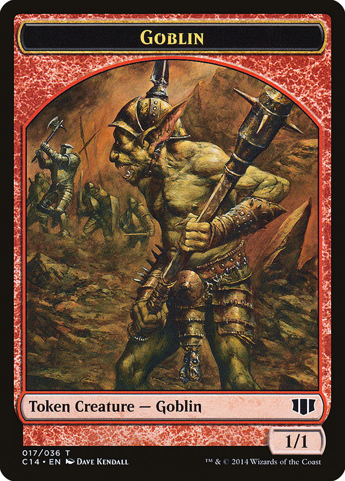 Goblin // Goat Double-sided Token [Commander 2014 Tokens] | Event Horizon Hobbies CA