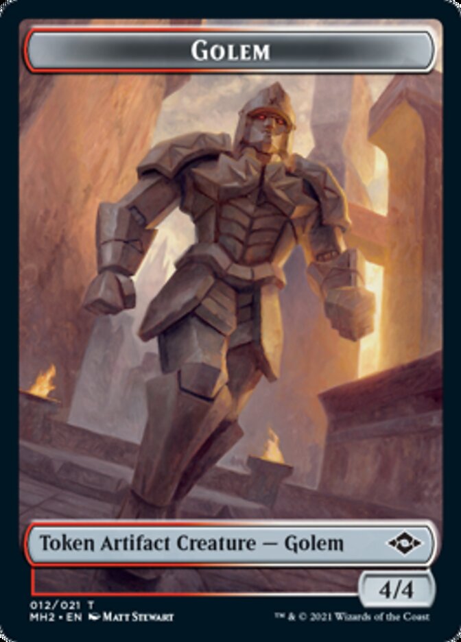 Golem Token // Treasure Token (#21) [Modern Horizons 2 Tokens] | Event Horizon Hobbies CA