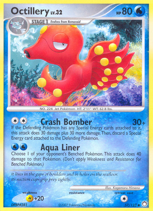 Octillery (57/123) [Diamond & Pearl: Mysterious Treasures] | Event Horizon Hobbies CA