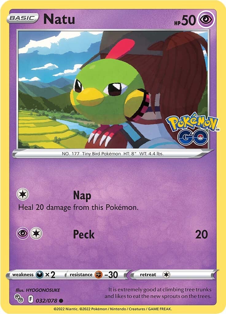 Natu (032/078) [Pokémon GO] | Event Horizon Hobbies CA