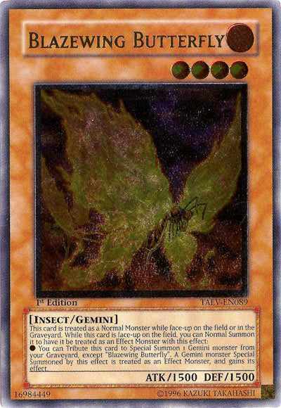 Blazewing Butterfly [TAEV-EN089] Ultimate Rare