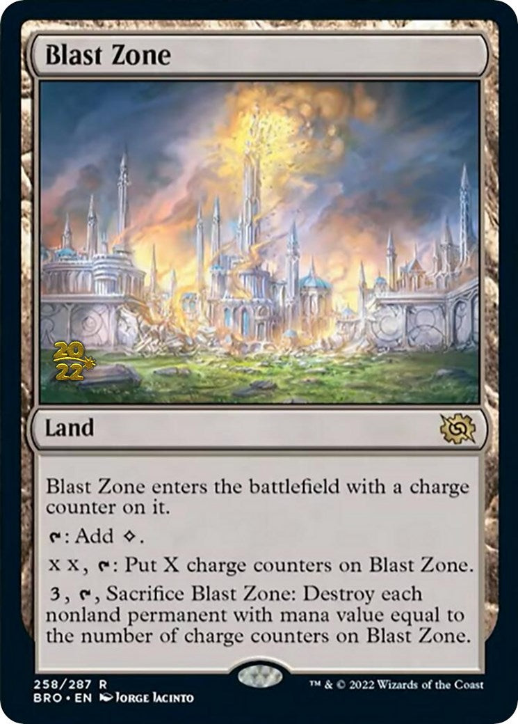 Blast Zone (258) [The Brothers' War: Prerelease Promos] | Event Horizon Hobbies CA