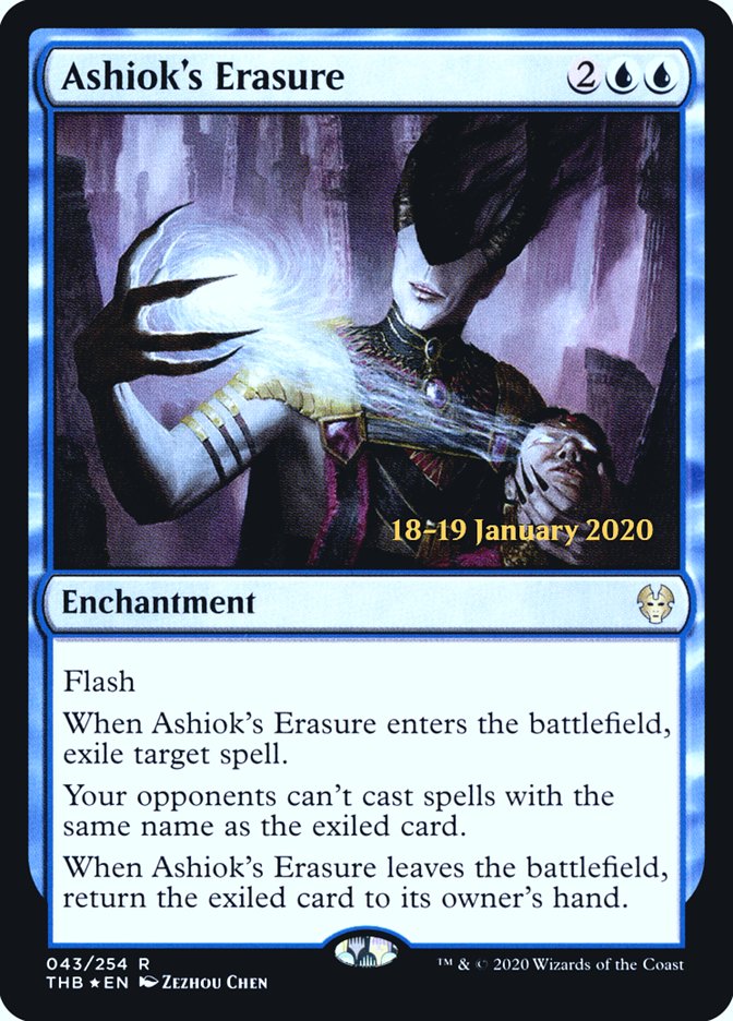 Ashiok's Erasure [Theros Beyond Death Prerelease Promos] | Event Horizon Hobbies CA