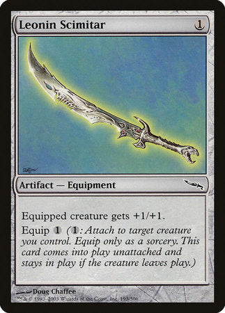 Leonin Scimitar [Mirrodin] | Event Horizon Hobbies CA