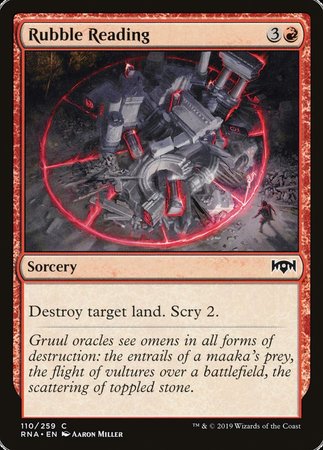 Rubble Reading [Ravnica Allegiance]