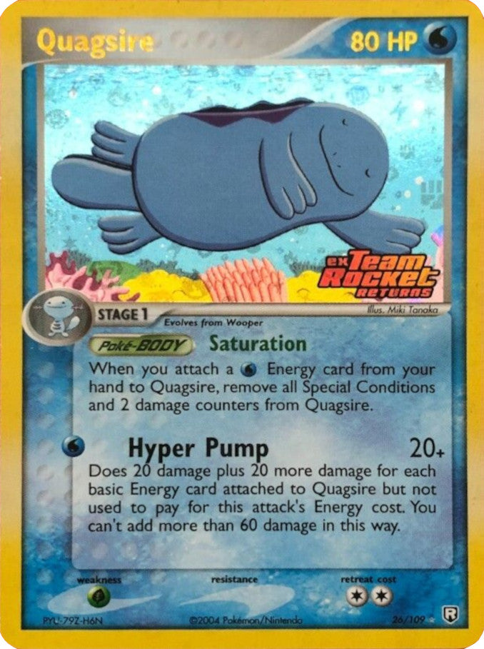 Quagsire (26/109) (Stamped) [EX: Team Rocket Returns] | Event Horizon Hobbies CA