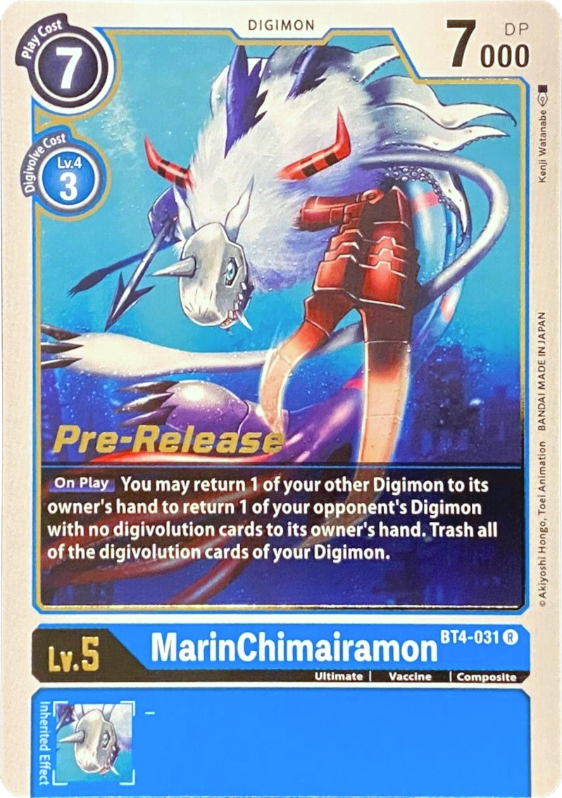 MarinChimairamon [BT4-031] [Great Legend Pre-Release Promos] | Event Horizon Hobbies CA