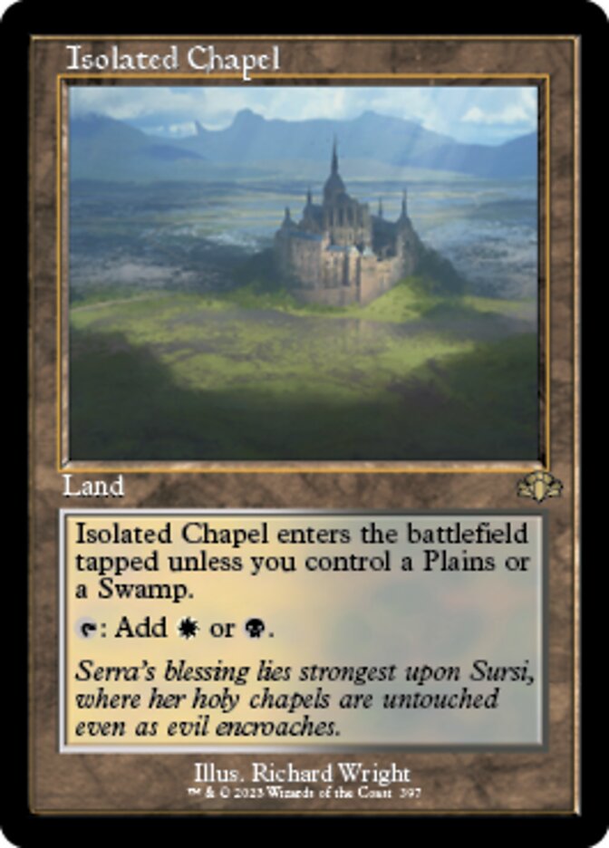 Isolated Chapel (Retro) [Dominaria Remastered] | Event Horizon Hobbies CA