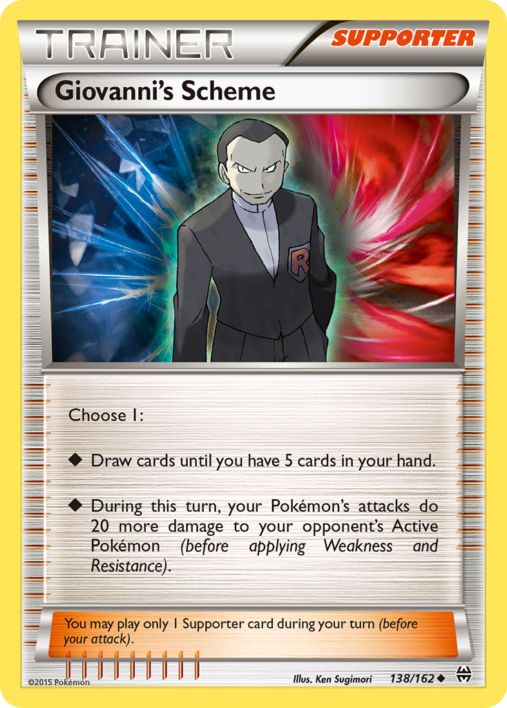 Giovanni's Scheme (138/162) [XY: BREAKthrough] | Event Horizon Hobbies CA