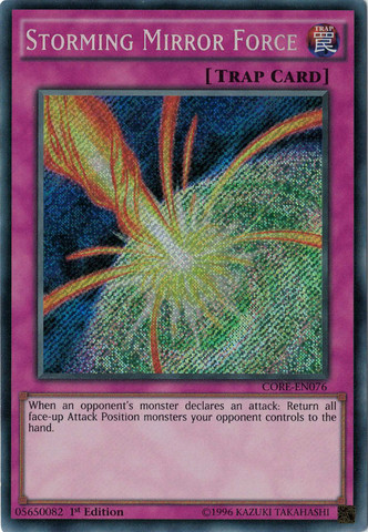 Storming Mirror Force [CORE-EN076] Secret Rare | Event Horizon Hobbies CA