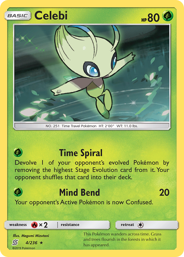 Celebi (4/236) [Sun & Moon: Unified Minds] | Event Horizon Hobbies CA