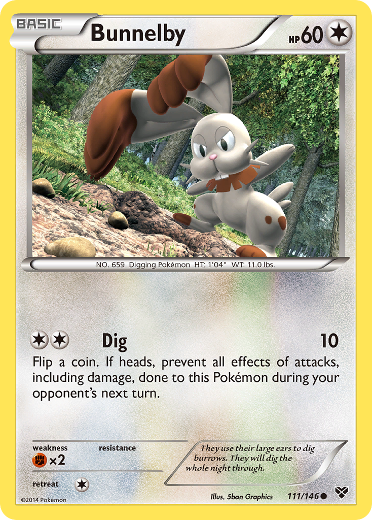 Bunnelby (111/146) [XY: Base Set] | Event Horizon Hobbies CA