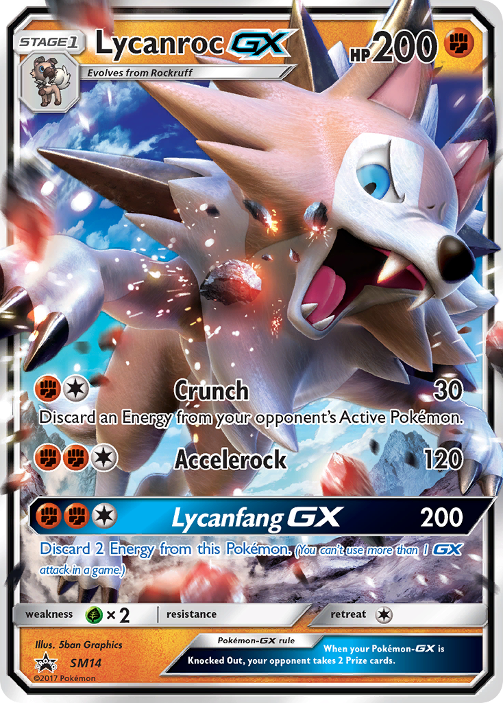 Lycanroc GX (SM14) [Sun & Moon: Black Star Promos] | Event Horizon Hobbies CA