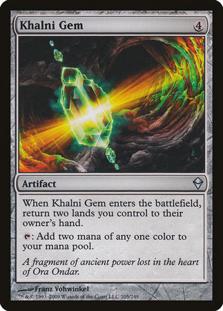 Khalni Gem [Zendikar] | Event Horizon Hobbies CA