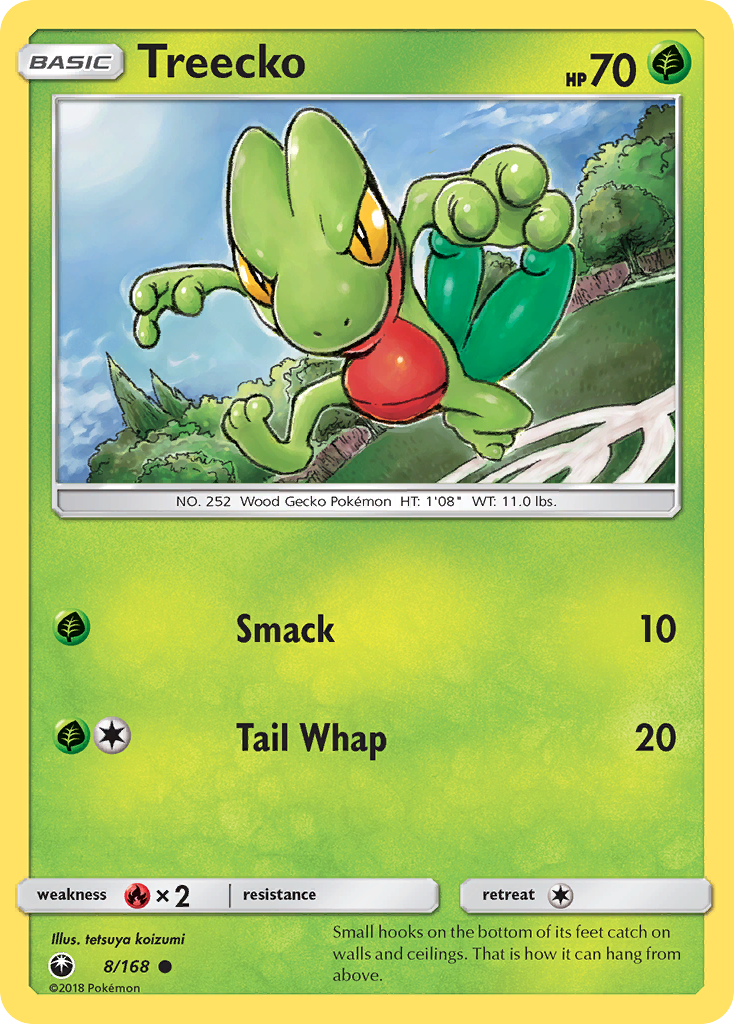 Treecko (8/168) [Sun & Moon: Celestial Storm] | Event Horizon Hobbies CA