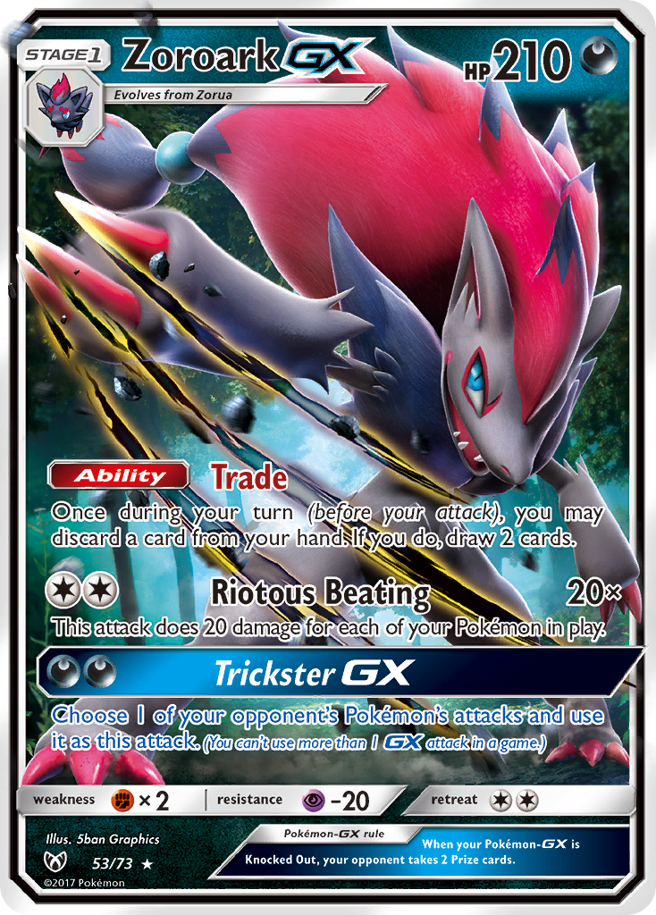 Zoroark GX (53/73) [Sun & Moon: Shining Legends] | Event Horizon Hobbies CA