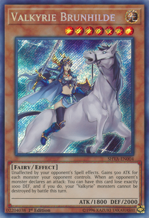 Valkyrie Brunhilde [SHVA-EN004] Secret Rare | Event Horizon Hobbies CA