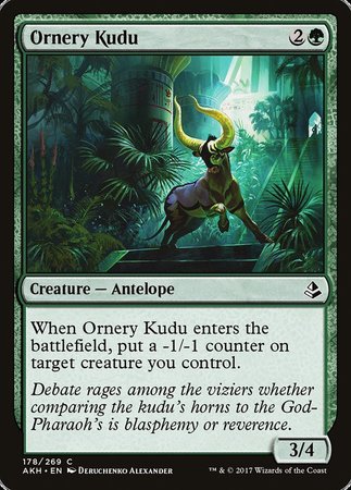 Ornery Kudu [Amonkhet] | Event Horizon Hobbies CA