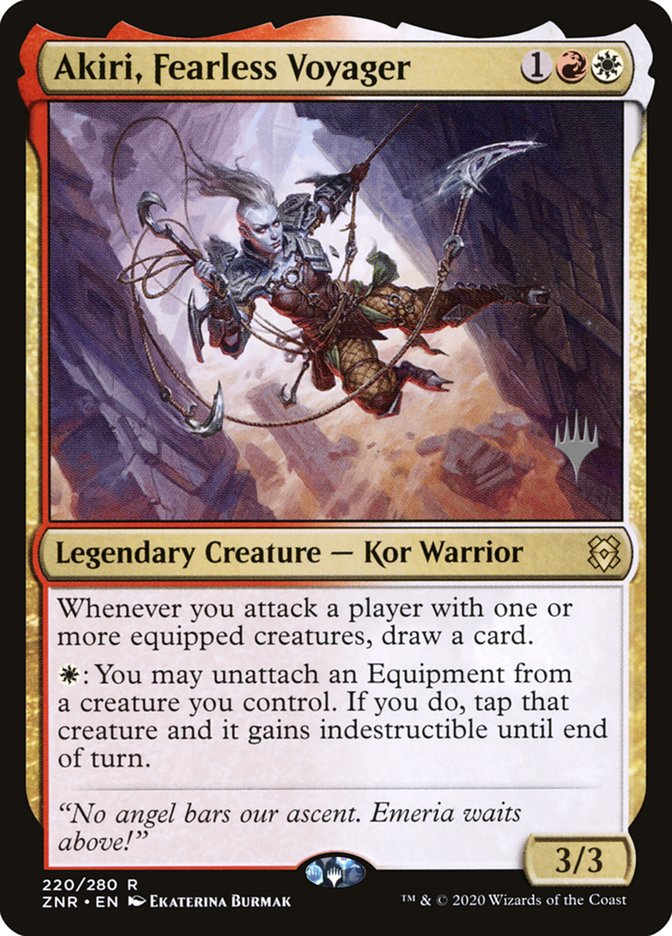 Akiri, Fearless Voyager (Promo Pack) [Zendikar Rising Promos] | Event Horizon Hobbies CA