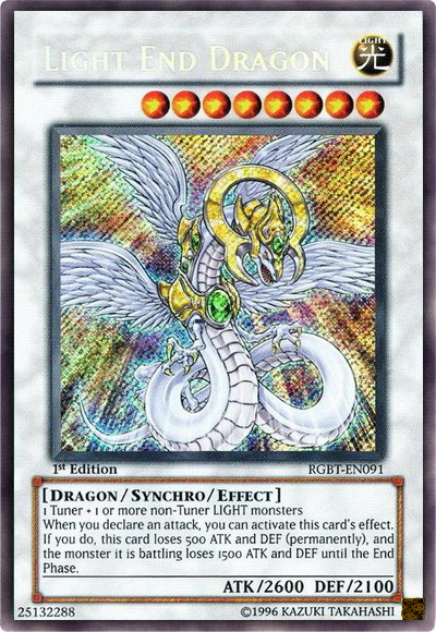 Light End Dragon [RGBT-EN091] Secret Rare | Event Horizon Hobbies CA