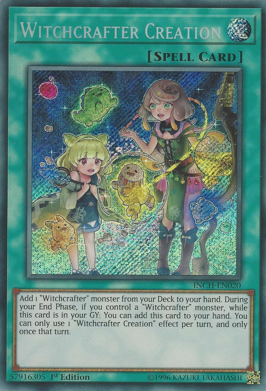 Witchcrafter Creation [INCH-EN020] Secret Rare | Event Horizon Hobbies CA