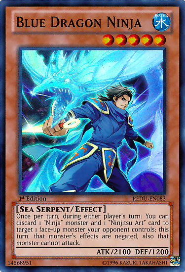 Blue Dragon Ninja [REDU-EN083] Super Rare | Event Horizon Hobbies CA