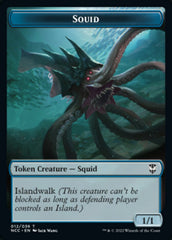 Squid // The Monarch Double-sided Token [Streets of New Capenna Commander Tokens] | Event Horizon Hobbies CA