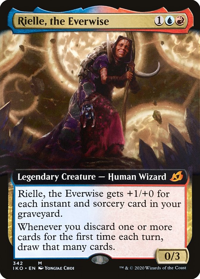 Rielle, the Everwise (Extended Art) [Ikoria: Lair of Behemoths] | Event Horizon Hobbies CA