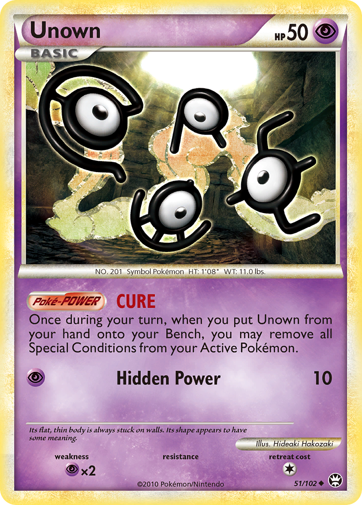 Unown (51/102) [HeartGold & SoulSilver: Triumphant] | Event Horizon Hobbies CA