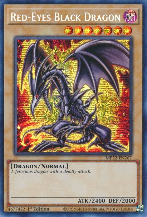 Red-Eyes Black Dragon [MP22-EN267] Prismatic Secret Rare | Event Horizon Hobbies CA