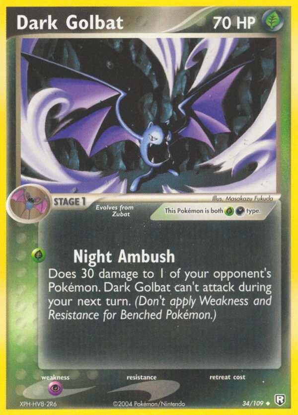 Dark Golbat (34/109) [EX: Team Rocket Returns] | Event Horizon Hobbies CA