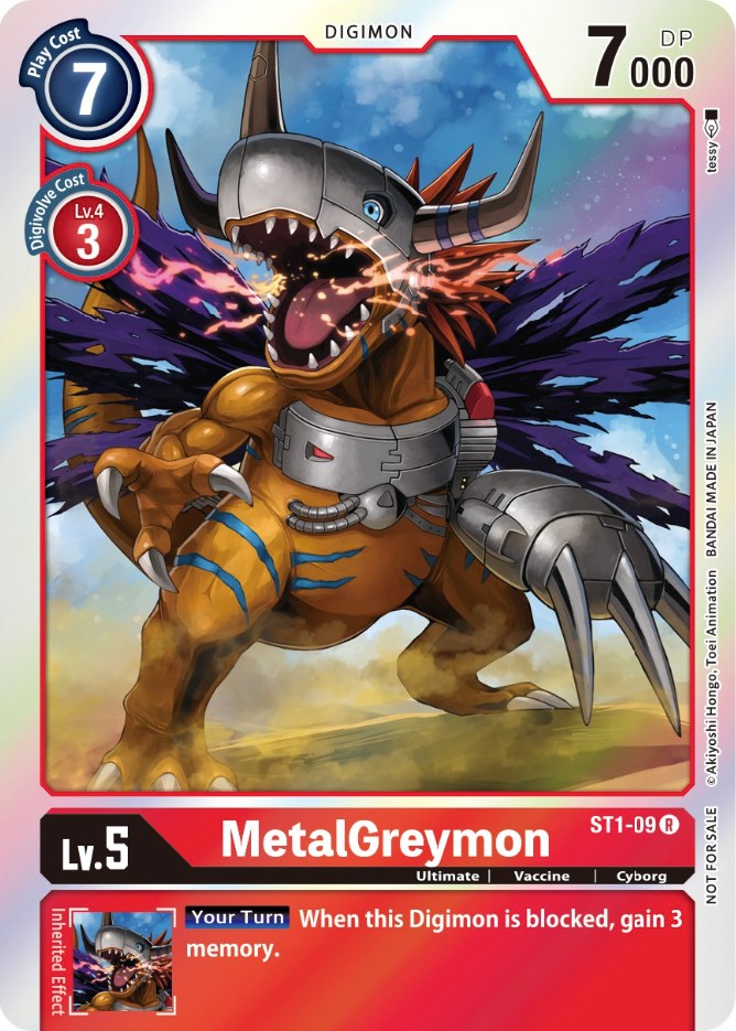 MetalGreymon [ST1-09] (Official Tournament Pack Vol. 6) [Starter Deck: Gaia Red Promos] | Event Horizon Hobbies CA