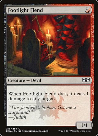 Footlight Fiend [Ravnica Allegiance] | Event Horizon Hobbies CA