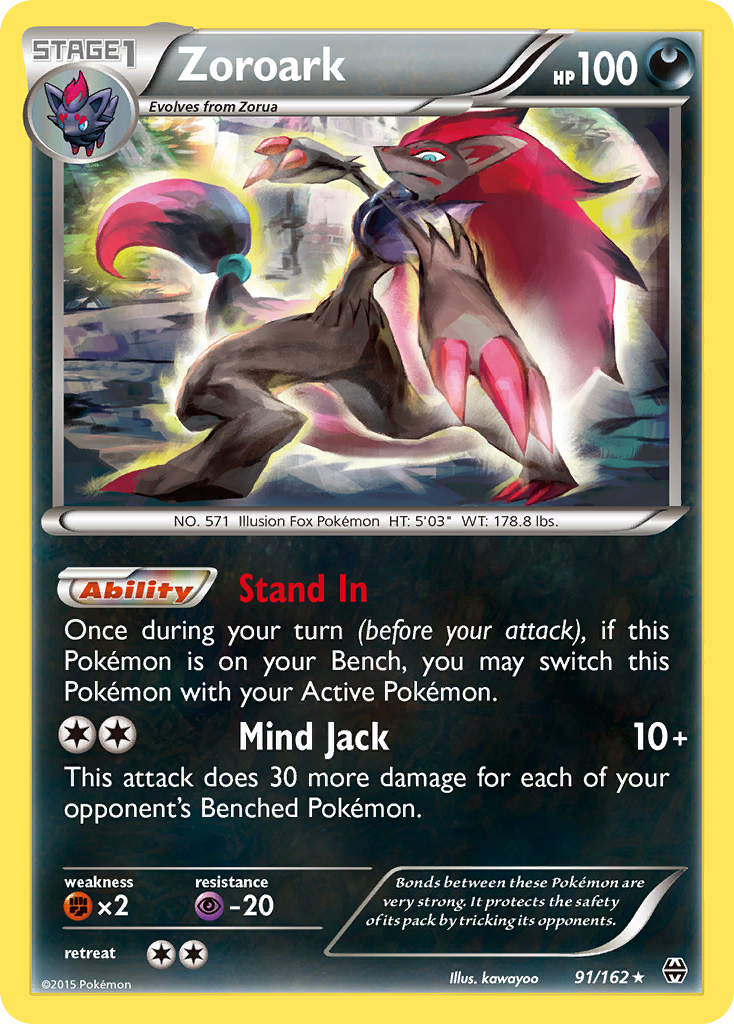 Zoroark (91/162) [XY: BREAKthrough] | Event Horizon Hobbies CA