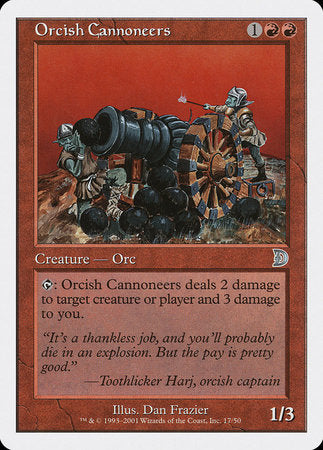 Orcish Cannoneers [Deckmasters] | Event Horizon Hobbies CA