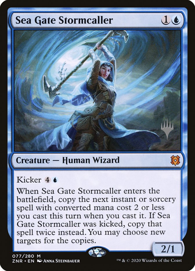 Sea Gate Stormcaller (Promo Pack) [Zendikar Rising Promos] | Event Horizon Hobbies CA