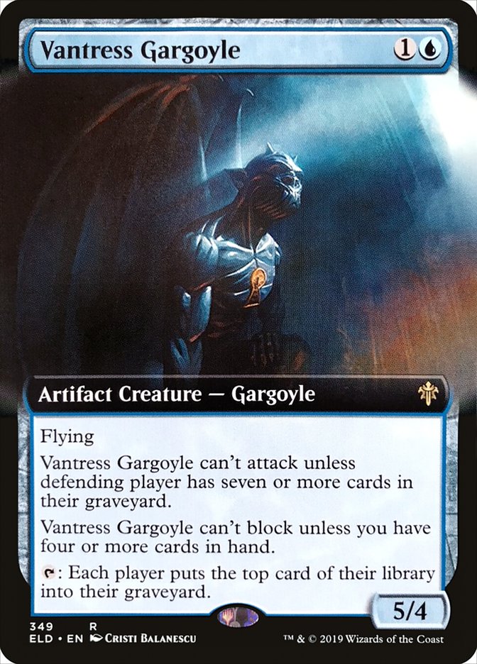 Vantress Gargoyle (Extended Art) [Throne of Eldraine] | Event Horizon Hobbies CA